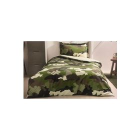 Özdilek Camouflage Yeşil 160x220 cm Tek Kişilik Nevresim Takımı