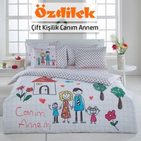 Özdilek Canımm Annem Çift Kişilik Nevresim Takımı