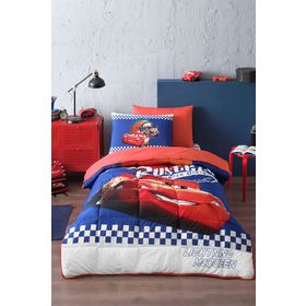 Özdilek Cars Cyber Tek Kişilik Disney Lisanslı Lastikli Fitted Çarşaf Çocuk Uyku Seti