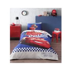 Özdilek Cars Cyber Tek Kişilik Disney Lisanslı Lastikli Fitted Çarşaf Kapitone Çocuk Nevresim Takımı