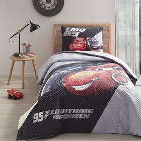Özdilek Cars Lmq 95 Disney Lisanslı Fittet Çarşaflı Gri Tek Kişilik Nevresim Takımı