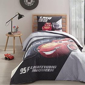 Özdilek Cars Lmq 95 Disney Lisanslı Fittet Çarşaflı Gri Tek Kişilik Nevresim Takımı