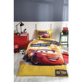 Özdilek Cars Radiators Tek Kişilik Disney Lisanslı Lastikli Fitted Çarşaf Çocuk Nevresim Takımı