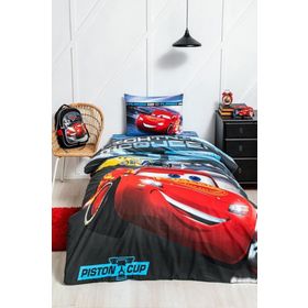 Özdilek Cars Unlimited Mavi Tek Kişilik Lisanslı Ranforce Nevresim Takımı