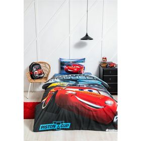 Özdilek Cars Unlimited Mavi Tek Kişilik Lisanslı Ranforce Nevresim Takımı
