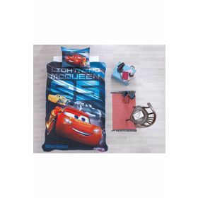 Özdilek Cars Unlimited Tek Kişilik Disney Lisanslı Açık Mavi Tek Kişilik Çocuk Yatak Örtüsü