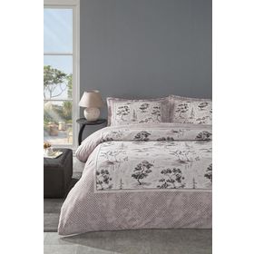 Ozdilek Cift Kisilik Ranforce Nevresim Takimi Toile De Jouy Pudra