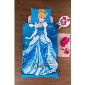 Özdilek Çift Taraflı Lisanslı Tek Kişilik Princess Cindirella Ve Rapunzel Nevresim Takımı