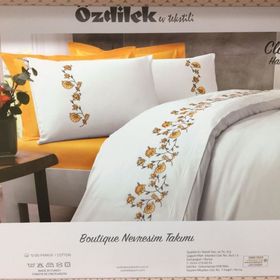 Özdilek Claret Hardal Çift Kişilik Nevresim Takımı