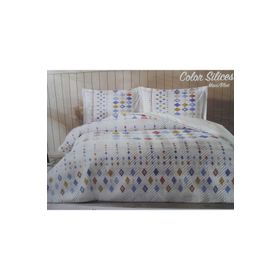 Özdilek Color Silices Mavi Tek Kişilik Ranforce Kapitone Nevresim Takımı