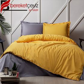 Özdilek Colormix Antrasit Çift Kişilik Fitted Çarşaf Takımı