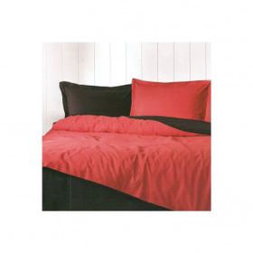 Özdilek Colormix Desensiz Düz Kırmızı Siyah Çift Kişilik Nevresim Takımı