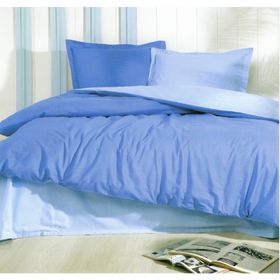 Özdilek Colormix Düz İndigo Mavi Çift Kişilik Ranforce Nevresim Takımı