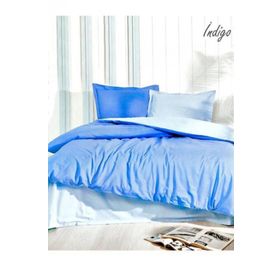 Özdilek Colormix Düz İndigo Mavi Çift Kişilik Ranforce Nevresim Takımı