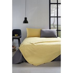 Özdilek Colormix Hardal Pamuklu Tek Kişilik Pike Takımı