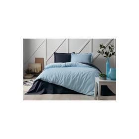 Özdilek Colormix Mint İndigo Çift Kişilik Nevresim Takımı Seti