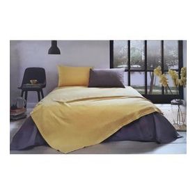 Özdilek Colormix Pamuklu Hardal Çift Kişilik Pike Takımı