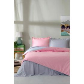 Özdilek Colormix Pembe Ranforce Tek Kişilik Nevresim Takımı
