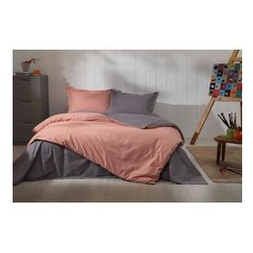 Özdilek Colormix Ranforce Kiremit Antrasit Çift Kişilik Uyku Seti