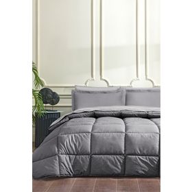 Özdilek Colormix Ranforce Kiremit Antrasit Çift Kişilik Uyku Seti