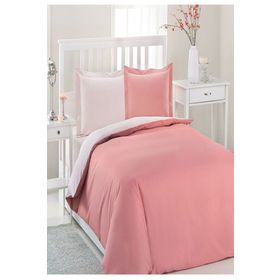 Özdilek Colormıx Rnf 200 x 220 cm Duz Pembe Murdum Renkli Çift Kişilik Nevresim Takımı
