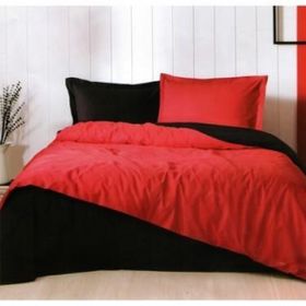Özdilek Colormix Siyah Kırmızı Çift Kişilik Nevresim Takımı