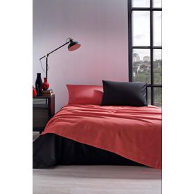Özdilek Colormix Siyah Kırmızı Çift Kişilik Nevresim Takımı