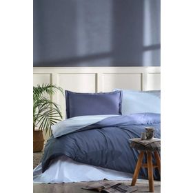 Özdilek Colourist 160x220 cm İndigo Gök Mavisi Tek Kişilik Ranforce Nevresim Takımı