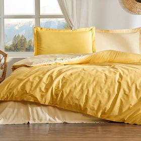 Özdilek Colourist Bal Sarısı Gold Tek Kişilik Ranforce Nevresim Takımı