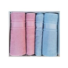 Özdilek Colourist Mavi Pembe Best Hamam Seti Banyo Havlu Takımı