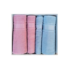 Özdilek Colourist Mavi Pembe Best Hamam Seti Banyo Havlu Takımı