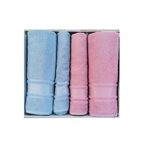 Özdilek Colourist Mavi Pembe Best Hamam Seti Banyo Havlu Takımı