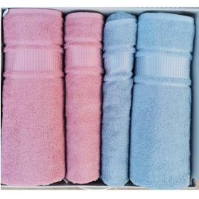 Özdilek Colourist Mavi Pembe Best Hamam Seti Banyo Havlu Takımı