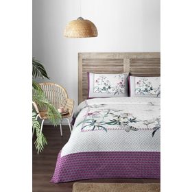 Özdilek Coneflower Beyaz Çift Kişilik Ranforce Pike Takımı