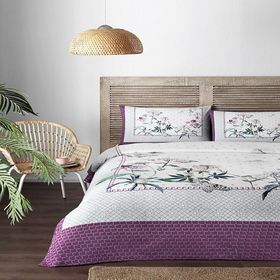Özdilek Coneflower Beyaz Çift Kişilik Ranforce Pike Takımı