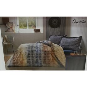 Özdilek Cuerda Lacivert Çift Kişilik Ranforce Nevresim Takımı