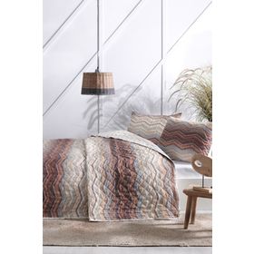 Özdilek Curve Krem 230x250 cm Çift Kişilik Yatak Örtüsü