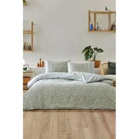 Özdilek Daisy Field Nev Mint 200x220 cm Çift Kişilik Nevresim Takımı