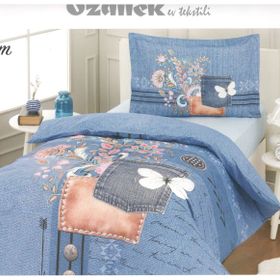 Özdilek Denim 160 x 220 cm Mavi Tek Kişilik Nevresim Takımı