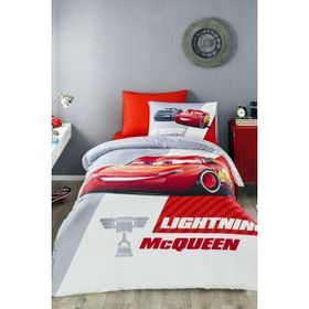Özdilek Disney Cars Piston Cup Lisanslı Lastikli Fitted Çarşaf Tek Kişilik Uyku Seti