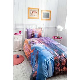 Özdilek Disney Frozen Natural Ranforce Pembe Tek Kişilik Nevresim Takımı