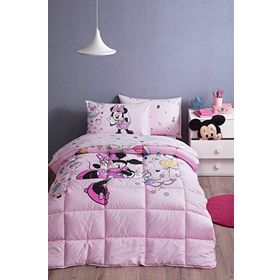 Özdilek Disney Minnie Mouse Icon Lisanslı Pembe Uyku Seti