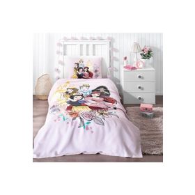 Özdilek Disney Princess Rose Lisanslı Ranforce Tek Kişilik Pike Takımı