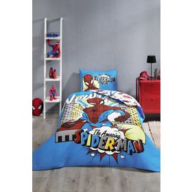 Özdilek Disney Spiderman Newyork Lisanslı Kapitone Tek Kişilik Nevresim Takımı