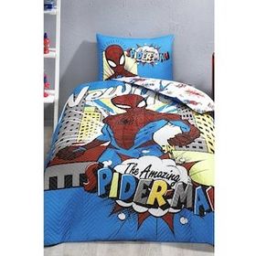 Özdilek Disney Spiderman Newyork Lisanslı Kapitone Tek Kişilik Nevresim Takımı