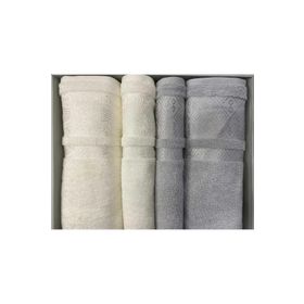 Özdilek Dory Best Set Krem Gri Banyo Havlu Takımı