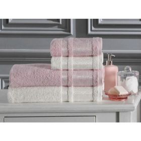 Özdilek Dory Best Set Krem Pudra Banyo Havlu Takımı