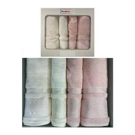 Özdilek Dory Best Set Krem Pudra Banyo Havlu Takımı