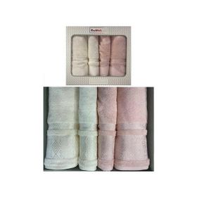 Özdilek Dory Best Set Krem Pudra Banyo Havlu Takımı