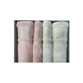 Özdilek Dory Best Set Krem Pudra Banyo Havlu Takımı